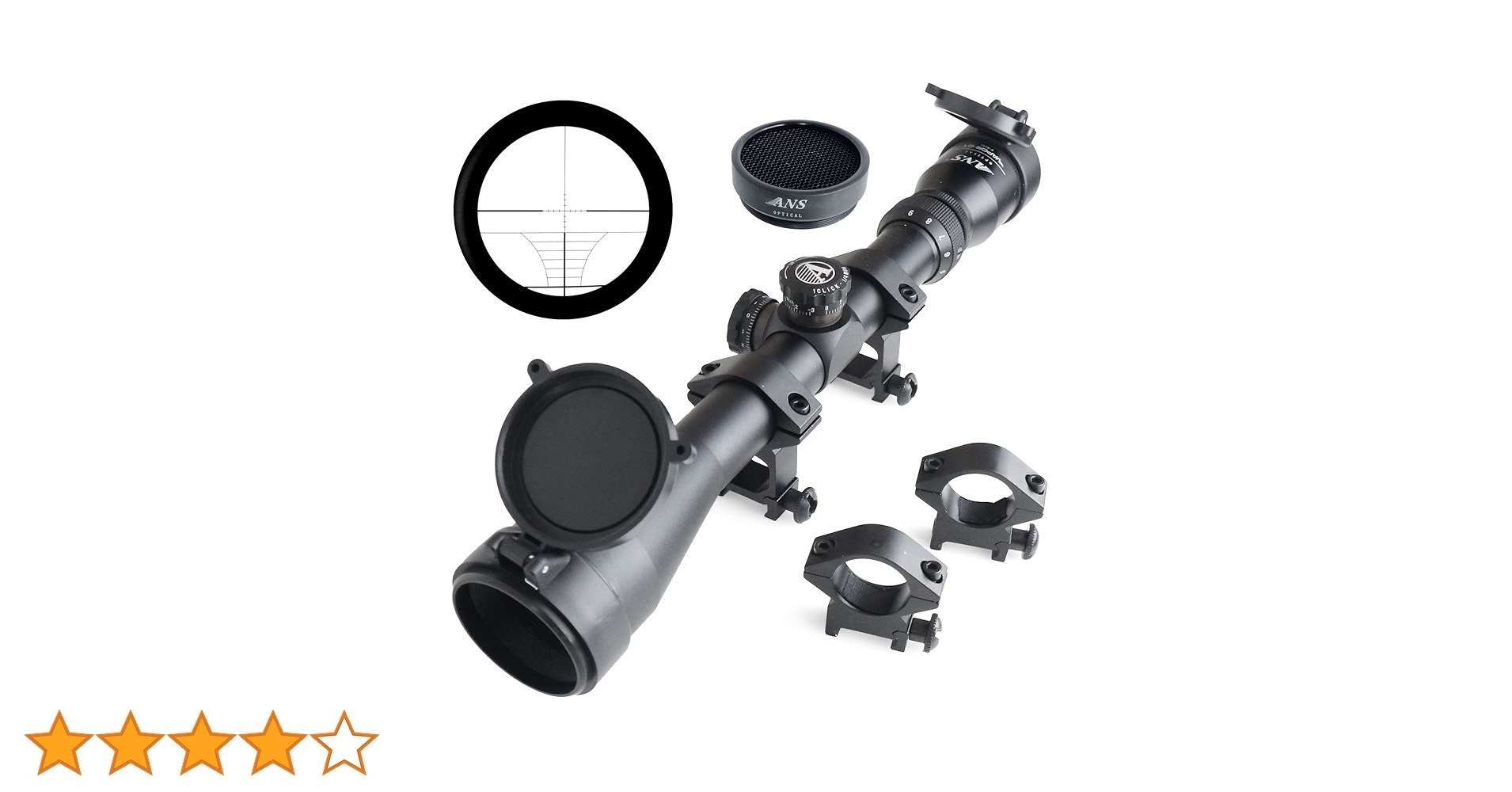 ANS光学式照準 Amazon.co.jp: ANS Optical ライフルスコープ 3-9 x 40mm Pro